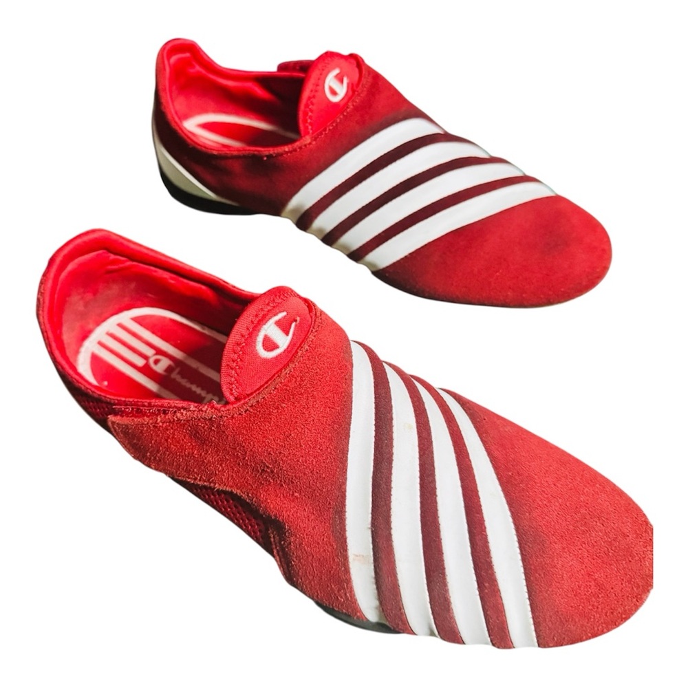 Champion Red and White Athletic Sneakers